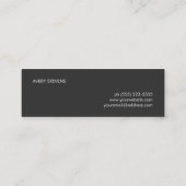 Cool Funny Hallo Greeting Social Networking Mini Visitekaartje (Achterkant)