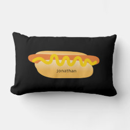 Cool Funny Hot Dog Novelty Aangepaste naam Kussen