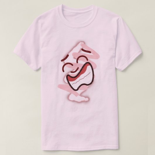 Cool Funny Laughing Face Emoji T-shirt (Design voorkant)