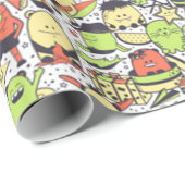 Cool Funny Monsters Cadeaupapier (Rol Hoek)