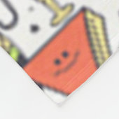 Cool Funny Monsters Fleece Deken (Hoek)