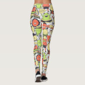 Cool Funny Monsters Leggings (Achterkant)