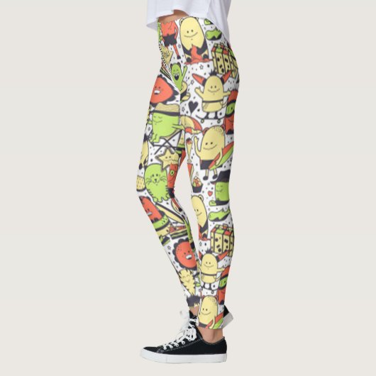 Cool Funny Monsters Leggings (Links)