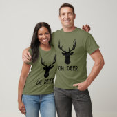 Cool Funny Oh Deer Silhouette T-shirt (Unisex)