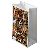Cool Funny Rescue Dogs Abstract Generic Klein Cadeauzakje (Voorkant Gekanteld)