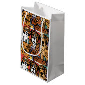 Cool Funny Rescue Dogs Abstract Generic Klein Cadeauzakje (Achterkant Gekanteld)