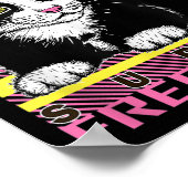 Cool Funny Sarcastic Cats Meme Quotes Cartoon Grap Poster (Hoek)