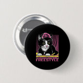 Cool Funny Sarcastic Cats Meme Quotes Cartoon Grap Ronde Button 5,7 Cm (Voorkant /achterkant)