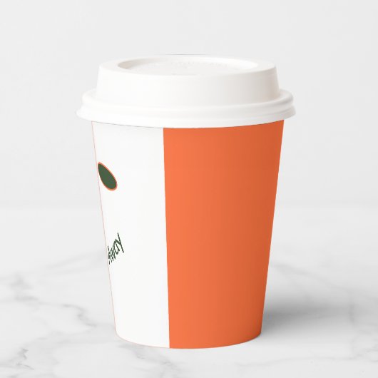 Cool Funny Take-away drink Koffiewinkel Papieren Bekers (Links)