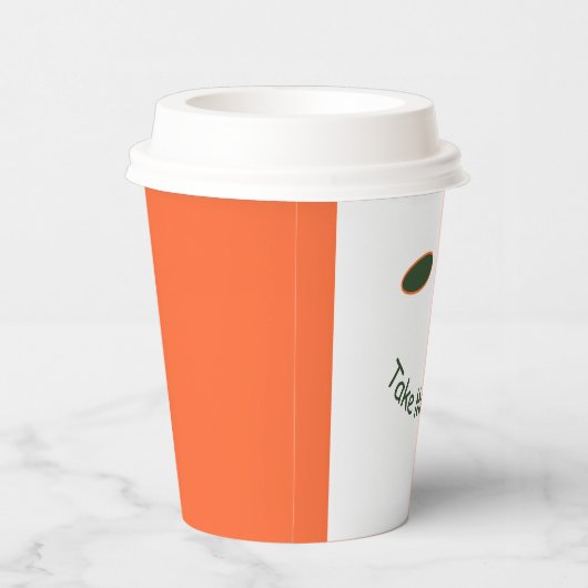 Cool Funny Take-away drink Koffiewinkel Papieren Bekers (Rechts)