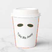 Cool Funny Take-away drink Koffiewinkel Papieren Bekers (Voorkant)