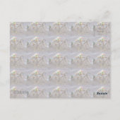 Cool Funny Yellow Duck Bicycle in Amsterdam Briefkaart (Achterkant)