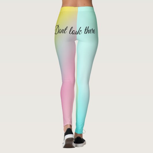 Cool Funy Holographic Leggings (Achterkant)