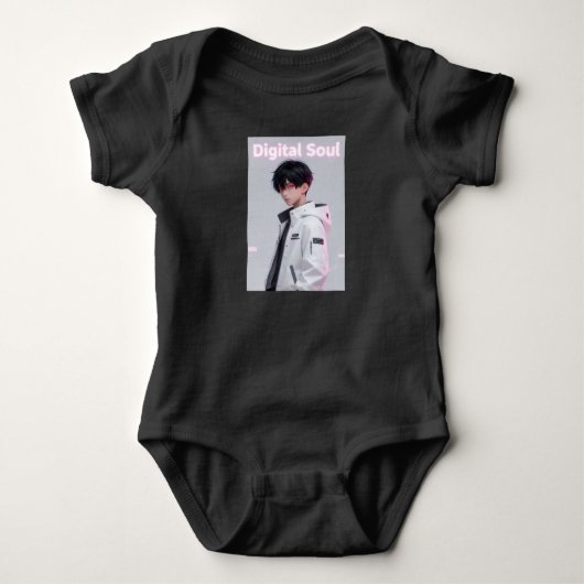 Cool Future Held Anime Jongens Baby Rompertje (Voorkant)