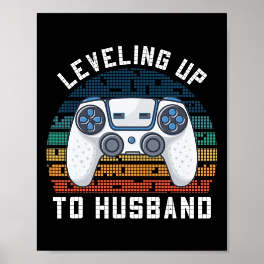 Cool Future Husbynd Verloving Mannen Boys Groom To Poster (Voorkant)