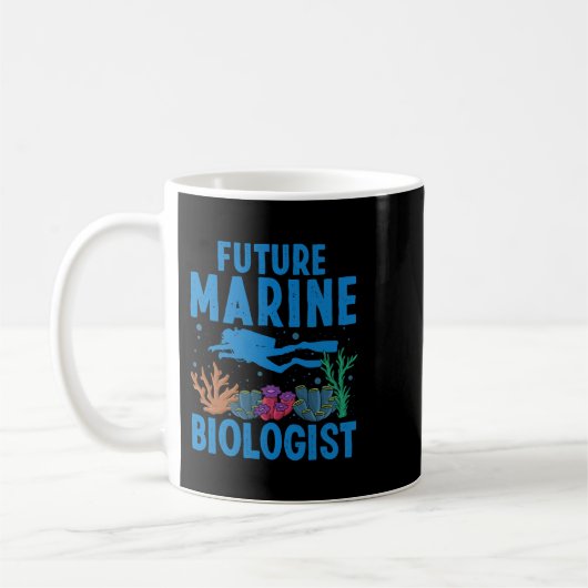 Cool Future Marine Biologist voor Mannen Vrouwen M Koffiemok (Links)