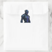 Cool futuristisch robotontwerp van hoge kwaliteit vierkante sticker (Tas)