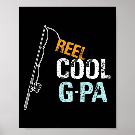 Cool G-pa Graphic G-pa Gift van kleindochter Gra Poster (Voorkant)