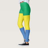 Cool Gabon Flag Mode Leggings (Links)