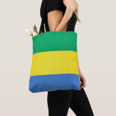 Cool Gabon Flag Mode Tote Bag (Dichtbij)