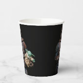 Cool Galactic Bounty Hunter Party Paper Borden Papieren Bekers (Links)