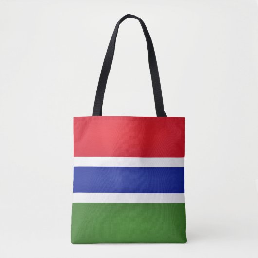 Cool Gambia Flag Mode Tote Bag (Voorkant)
