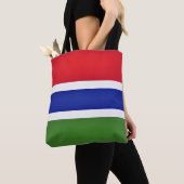 Cool Gambia Flag Mode Tote Bag (Dichtbij)