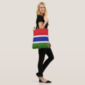 Cool Gambia Flag Mode Tote Bag (Op model)