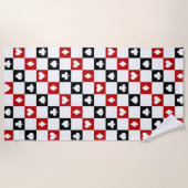 Cool Gambling Casino motel-handdoeken Strandlaken (Voorkant)