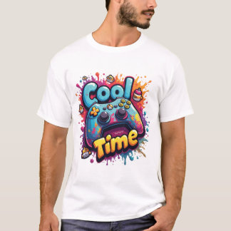 Cool Game Time – Graffiti Gamer Splash T-shirt