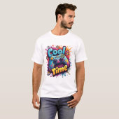Cool Game Time – Graffiti Gamer Splash T-shirt (Voorkant volledig)