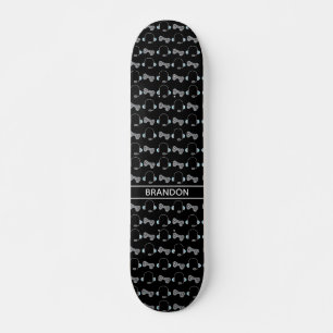 Cool Gamer Custom Black Gaming Patroon Persoonlijk Skateboard