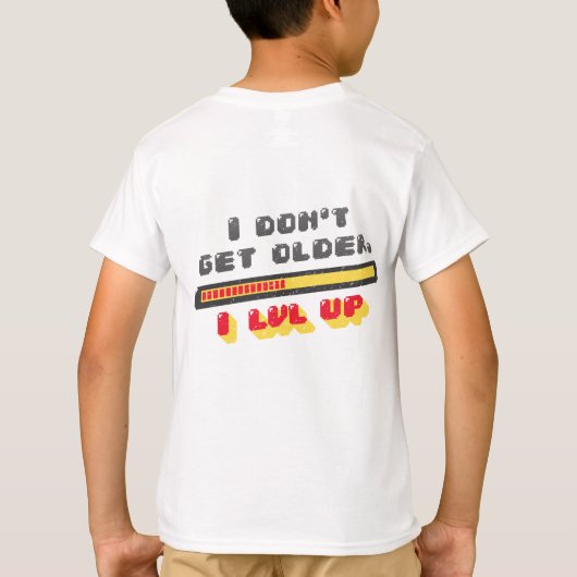 Cool Gamer Gaming Verjaardag Wordt Niet Ouder Ik L T-shirt (Achterkant)