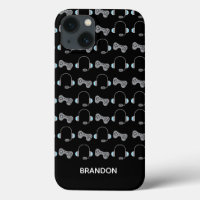 Cool Gamer Persoonlijk gamepatroon zwart