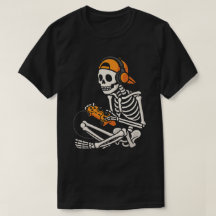 Cool Gamer Skeleton met Hoofdtelefoon – Grappig Ga