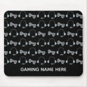 Cool Gamer Specialized Gaming Pattern BlacK Muismat (Voorkant)