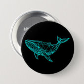 Cool Gamer Whale Button (Voorkant /achterkant)