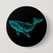 Cool Gamer Whale Button (Voorkant)