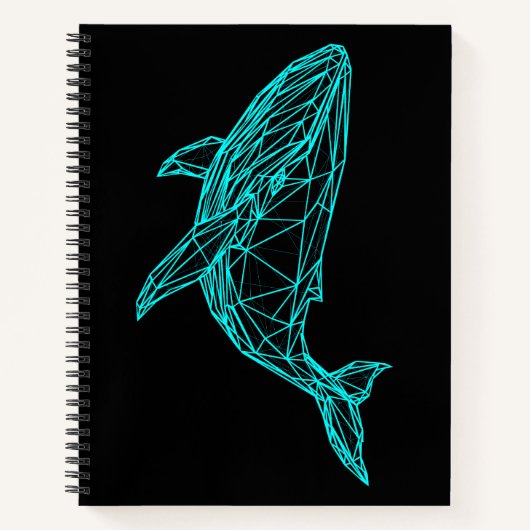 Cool Gamer Whale Deluxe Spiraalschrift Notitieboek (Voorkant)