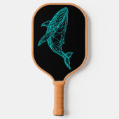 Cool Gamer Whale Pickleball Paddle (Achterkant)