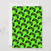 Cool gaming Verjaardagsfeestuitnodiging sjabloon Kaart (Achterkant)