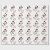 Cool Gangsta Hip Hop Hand Rap Sinterklaas Cadeaupapier (Vlak)