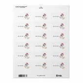 Cool Gangsta Hip Hop Hand Rap Sinterklaas Etiket (Full Sheet)