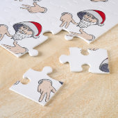 Cool Gangsta Hip Hop Hand Rap Sinterklaas Legpuzzel (Zijkant)
