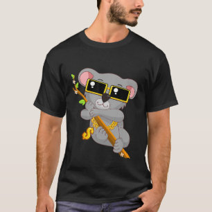 Cool Gangsta Koala Beer Bling Bling Hip Hop Muziek T-shirt