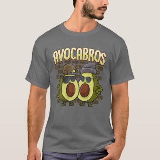 Cool Gangster Hip Hop Avocabros Avocado Buddies Fu T-shirt