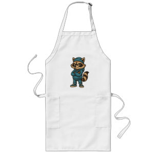 Cool Gangster Raccoon - Urban Streetwear Animal Ho Lang Schort