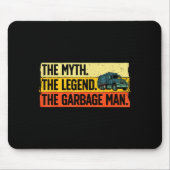 Cool Garbage Man Art For Men Dad Father Garbage Du Muismat (Voorkant)