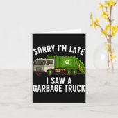 Cool Garbage Truck Art For Men Women Kids Garbage Kaart (Gele Bloem)