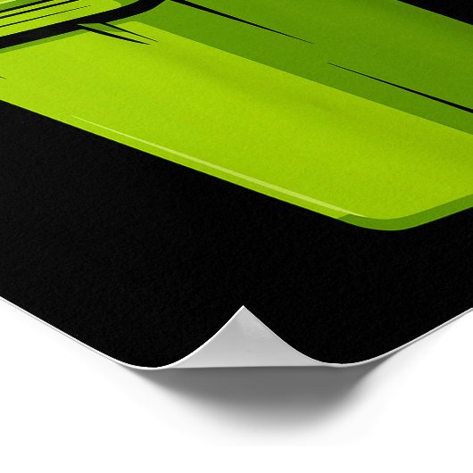 Cool Garbage Truck Art For Men Women Kids Garbage  Poster (Hoek)